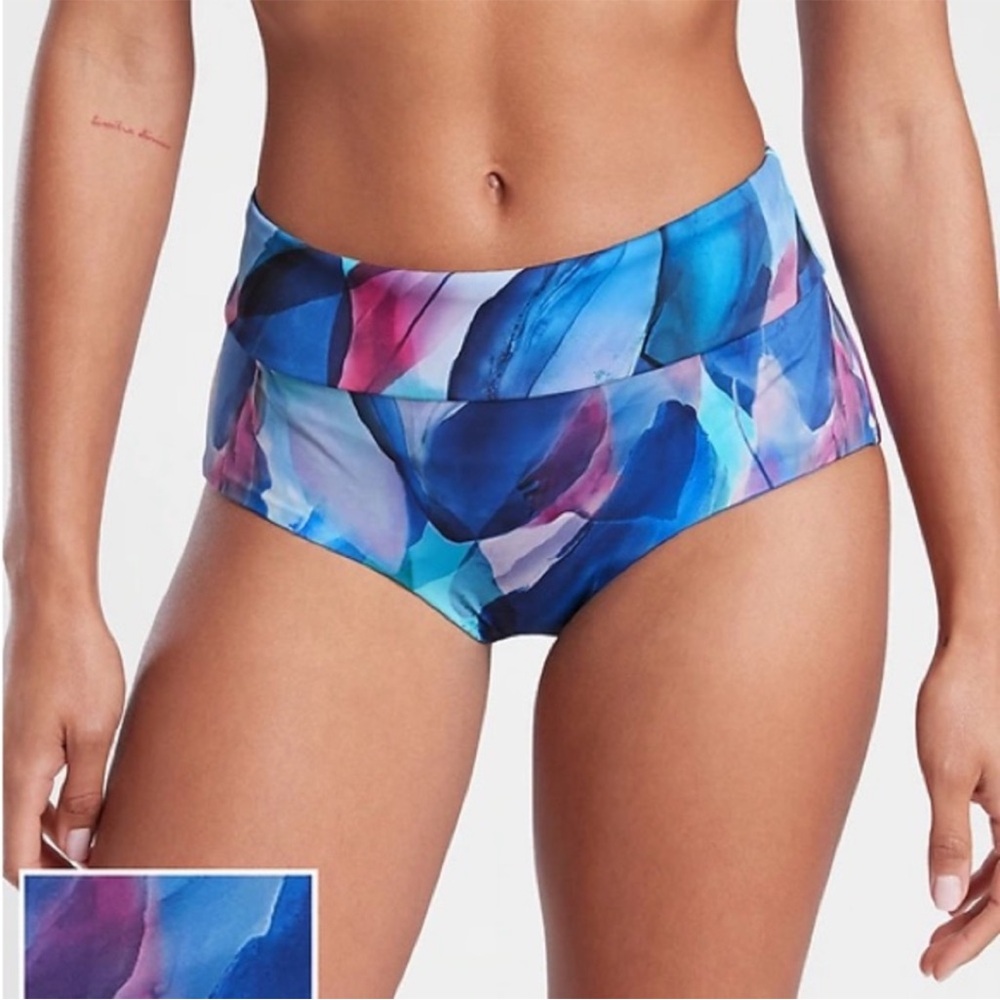 Athleta Malibu Boyshort Swim Bottoms Small NWT